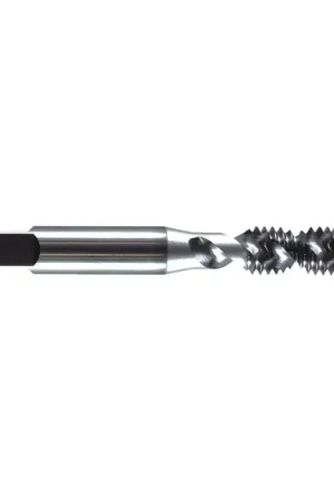 Final Sale REGAL 076866MS M12-1.75 Size, D5 Thread Limit, Modified/Semi Bottoming Chamfer, 2 Flute, Chrome H.S.S E, Right Hand Cut Spiral Fluted Tap