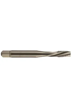 YMW 385676 5/16"-24 Size, H7 Thread Limit, Plug Chamfer, 3 Flute, Nitride Surface Toughening Treatment Vanadium High Speed Steel, Right Hand Cut Spiral Fluted Tap Affordable