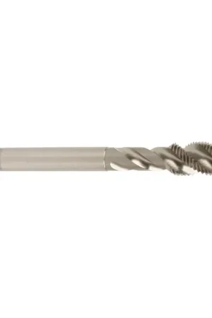 YMW 7/8"-14 Size, H3 Thread Limit, Modified/Semi Bottoming Chamfer, 4 Flute, Bright Vanadium High Speed Steel, Right Hand Cut Spiral Fluted Tap Final Sale