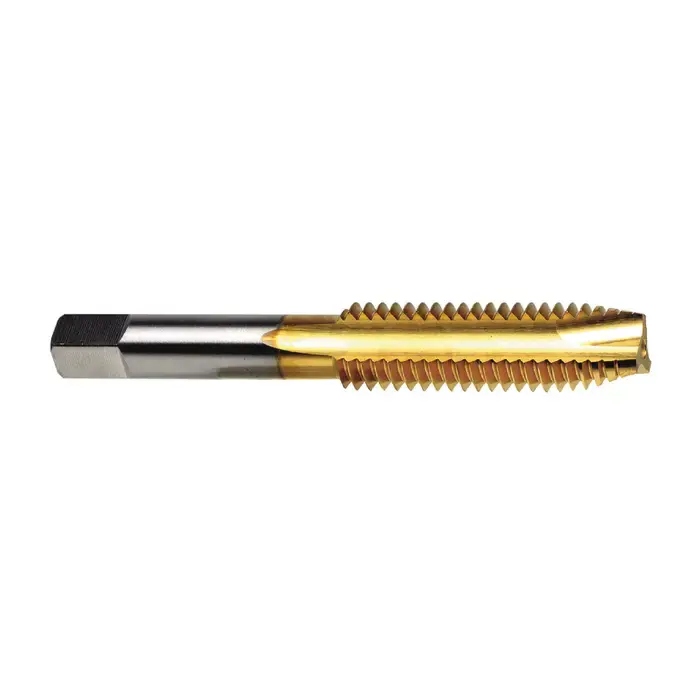 TTC 09-500-310 6-32 Size, H3 Thread Limit, Plug Chamfer, 2 Flute, TiN High Speed Steel, Right Hand Cut Spiral Pointed Tap Buy Direct