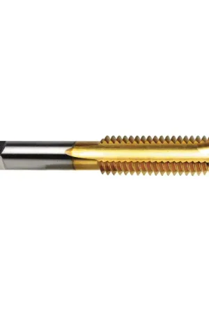 Best Choice T&O 09-500-266 3/4"-16 Size, H3 Thread Limit, Plug Chamfer, 3 Flute, TiN High Speed Steel, Right Hand Cut Spiral Pointed Tap