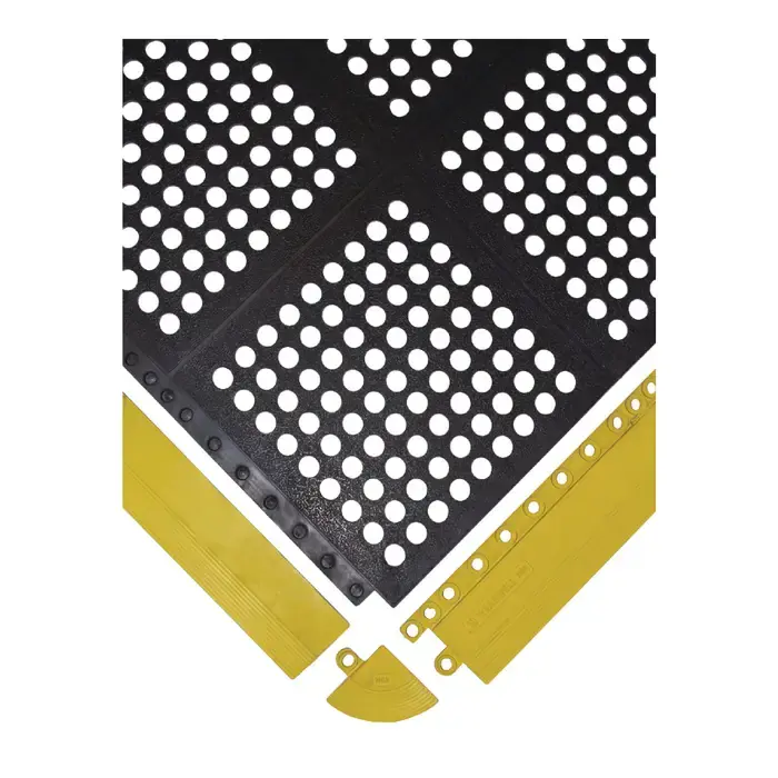 WEARWELL 578.CORNERGRYL-CS5 5/8" Thickness, 3‘ Length, Yellow Color Antifatigue Matting Big Sale