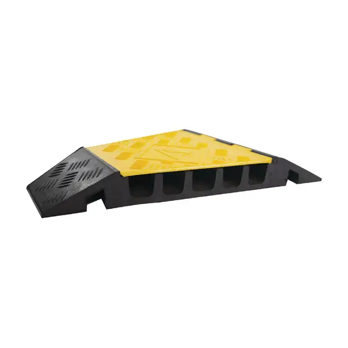 WEARWELL PWR.5CHAN.MD.BYL 2" Thickness, Black With Yellow Lid Color Antifatigue Matting Free Returns