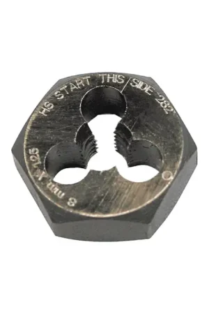 Price Cut VIKING 1/8"-27 NPT NPT Taper Pipe Thread Thread Type Hi-Molybdenum Tool Steel Hexagon Die