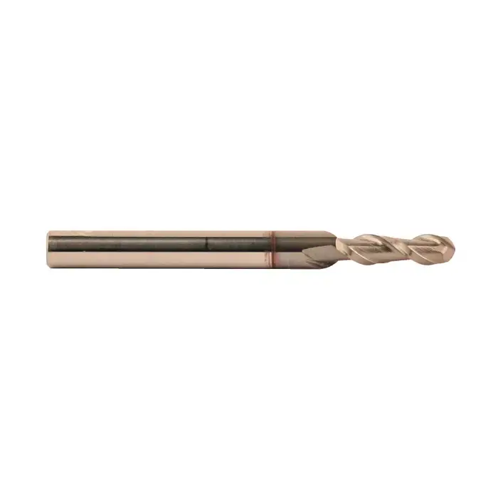 RUSHMORE USA 100296 1/8" Size, 1/2" LOC, 2 Flute, Solid Carbide Ball End Mill One Day Deal