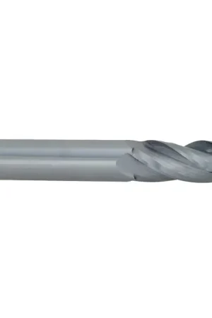 Save Now RUSHMORE USA 103504 5/32" Size, 9/16" LOC, 4 Flute, Solid Carbide Ball End Mill