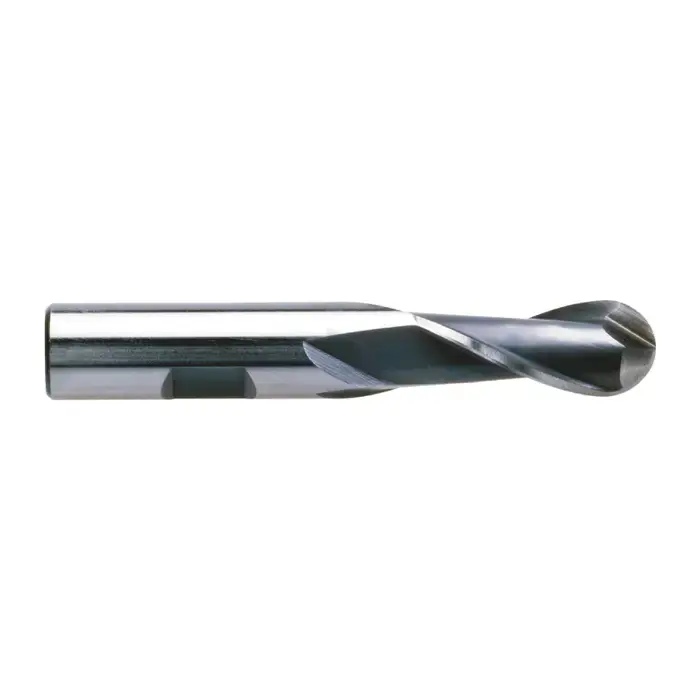 TTC 08-370-028 7/16" Size, 1" LOC, 2 Flute, High Speed Steel Ball End Mill Direct From Factory