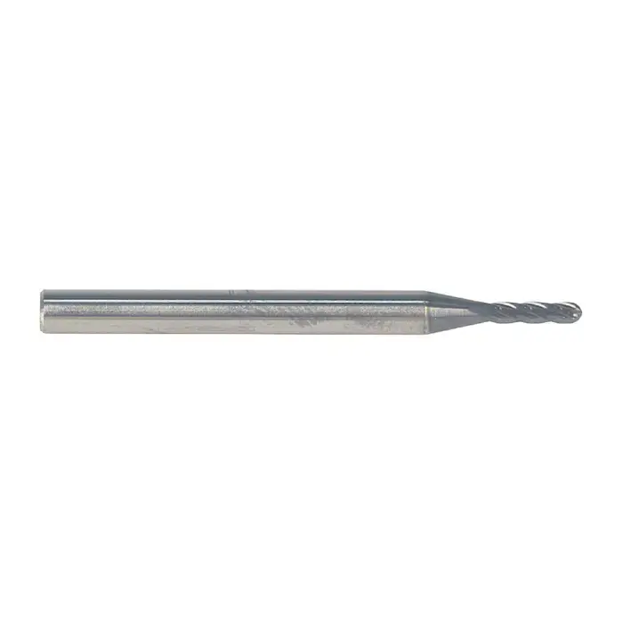 RUSHMORE USA 103513 1/16" Size, 1/4" LOC, 4 Flute, Solid Carbide Ball End Mill Discount