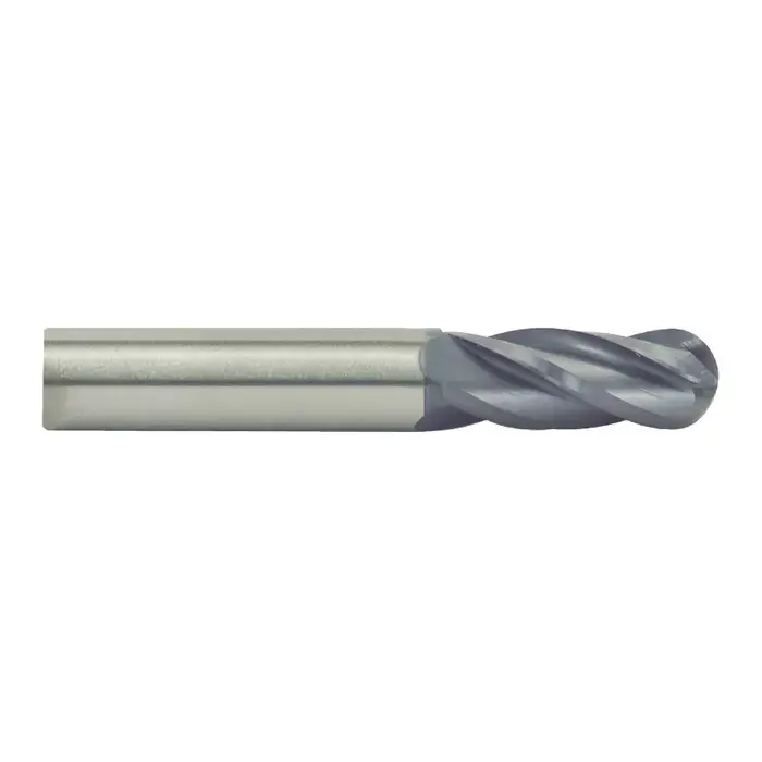 RUSHMORE USA 103517 3/16" Size, 5/8" LOC, 4 Flute, Solid Carbide Ball End Mill Best Seller