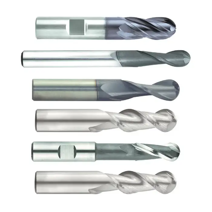 NIAGARA N86186 1" Size, 1-1/2" LOC, 2 Flute, Solid Carbide Ball End Mill High Quality