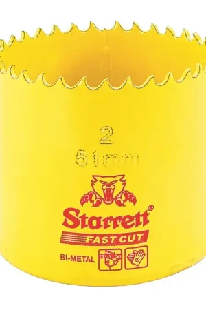 Certified STARRETT FCH0156-G 1-5/16" Dia., 1-5/8" Cutting Depth, Bi-Metal Hole Saws