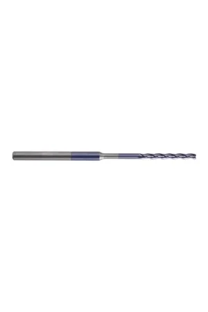 Authentic KEO 930 Solid Carbide End Mill, Ø.060 x .500, 1.000 Reach Length, 3 Flute, 8.3xD Flute Length, Square, AlTiN Coated