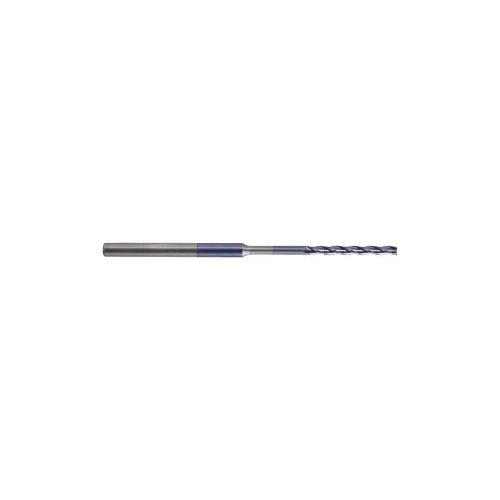 Authentic KEO 930 Solid Carbide End Mill, Ø.060 x .500, 1.000 Reach Length, 3 Flute, 8.3xD Flute Length, Square, AlTiN Coated