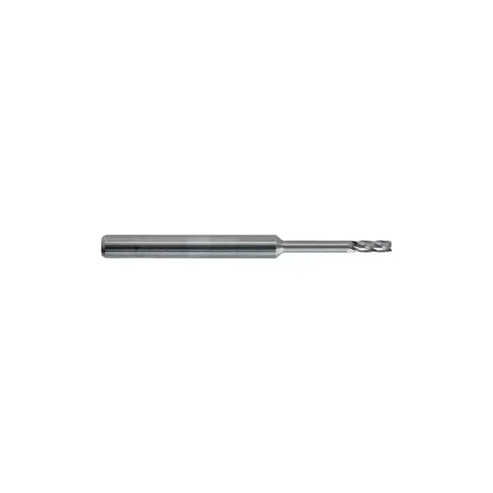 KEO 930 Solid Carbide End Mill, Ø.035 x .105, .250 Reach Length, 4 Flute, Standard Length, Square, AlTiN Coated Top Rated