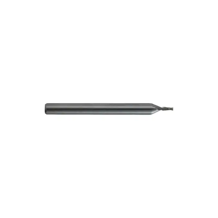 Crafted KEO 930 Solid Carbide End Mill, Ø.028 x .084, 2 Flute, Standard Length, Square, AlTiN Coated