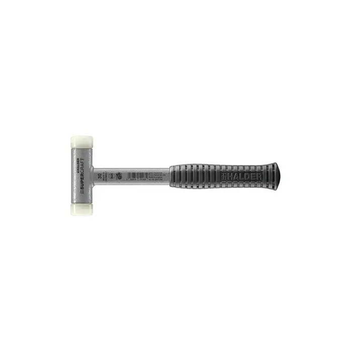 Free Returns HALDER 3377.03 30mm Face Diameter, 20 oz. Head Weight, 11.61" Handle Length Dead Blow Hammer