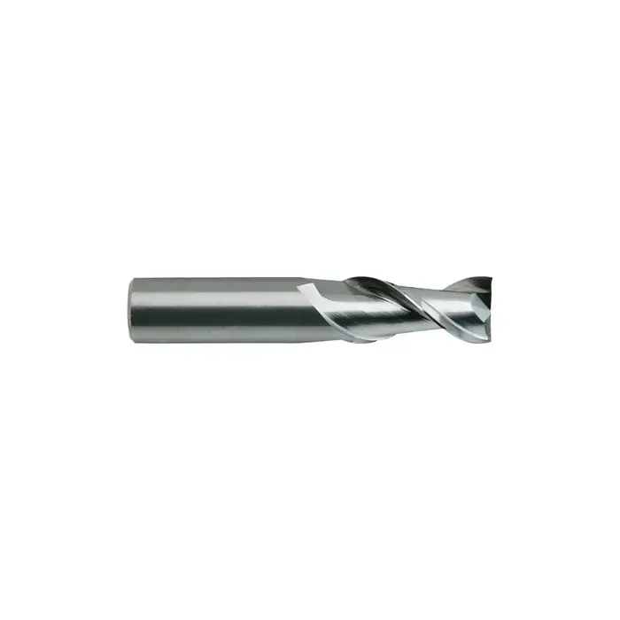 Sale YG1 18593 1/2" Size, 2" LOC, 2 Flute, Bright Solid Carbide 2 Flute Finishing End Mill