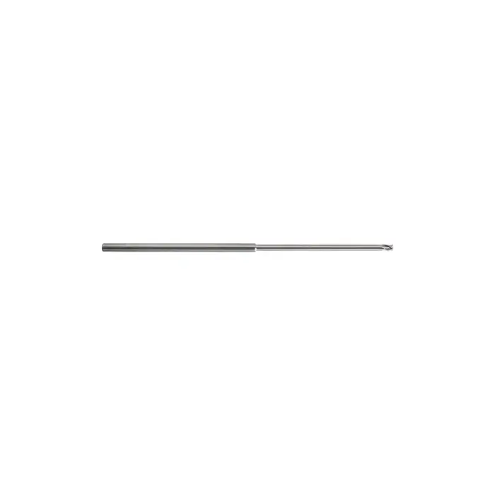 Limited Offer KEO 930 Solid Carbide End Mill, Ø.047 x .071, Long Shank, 20x Reach Length, 3 Flute, Stub Length, Square, AlTiN Coated