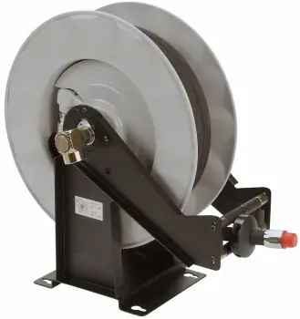 LiquiDynamics 88405 Hose Reel, Large Capacity, 1in Hose, Compact, w/o Hose One Day Deal