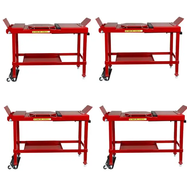 Reduced Price QSP RB-24 Rolling Compensation Alignment Stand (Set of 4)