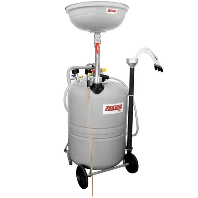 Don't Miss Out Zeeline by Milton ZE21CM - 21 Gallon Professional Combination Oil Drain and Fluid Evacuator