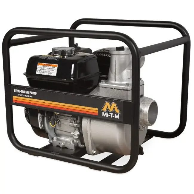 Clearance Mi-T-M WTP-S03-1MGH - Semi-Trash Pump 3-Inch Water Pump