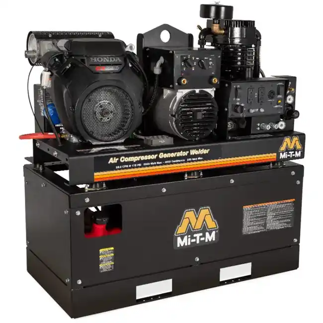 Sale Mi-T-M AGW-SH22-20M - Two Stage Gasoline 20-Gallon Air Compressor / Generator / Welder